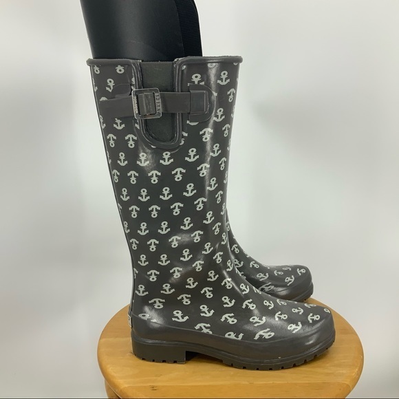 sperry rain boots tall